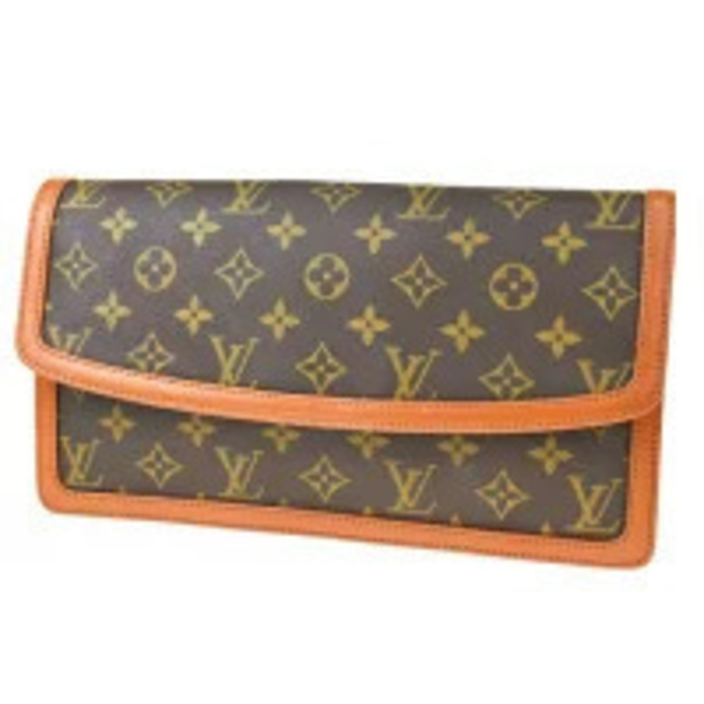 Louis Vuitton Pochette Dam Pouch Bag Monogram Leather Shoulder Bag Brown